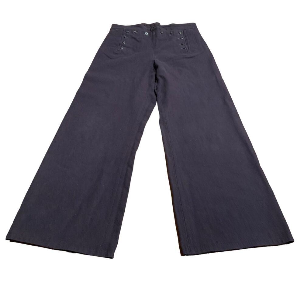 Rare Vintage Wool Military Naval Cracker Jack Pants Wide Leg Size 34R